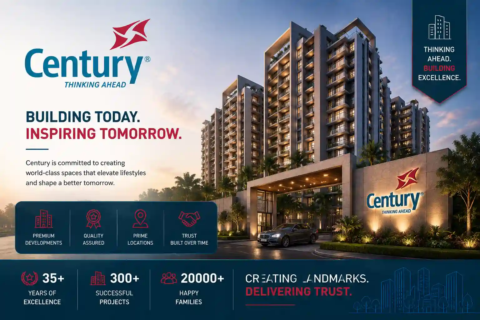 Century Group Official Logo for Projects in Panvel Navi Mumbai