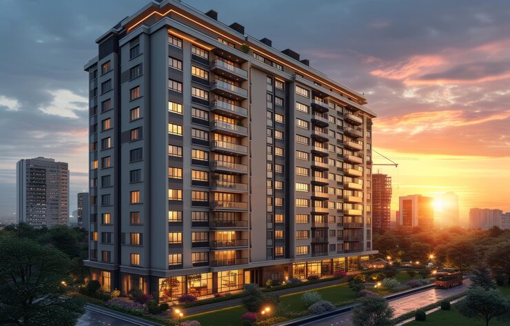 L&T Crestoria Estate Panvel offers 2,3,4 BHK luxury apartments with modern design and township amenities