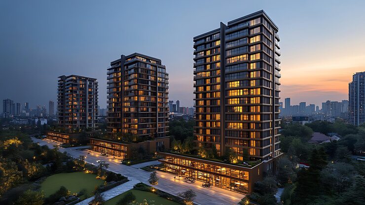 Today Aamod Panvel modern residential apartments with green surroundings